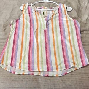 Eden & Olivia Multicolor Striped Top